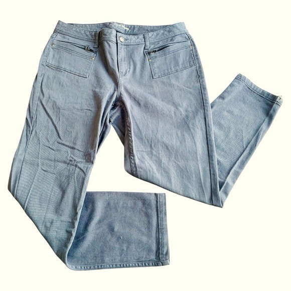 Lane Bryant Gray Slim Jeans Size 20 - Picture 1 of 9